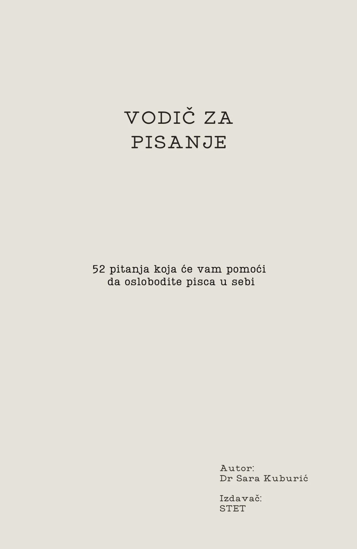 Vodič za pisanje