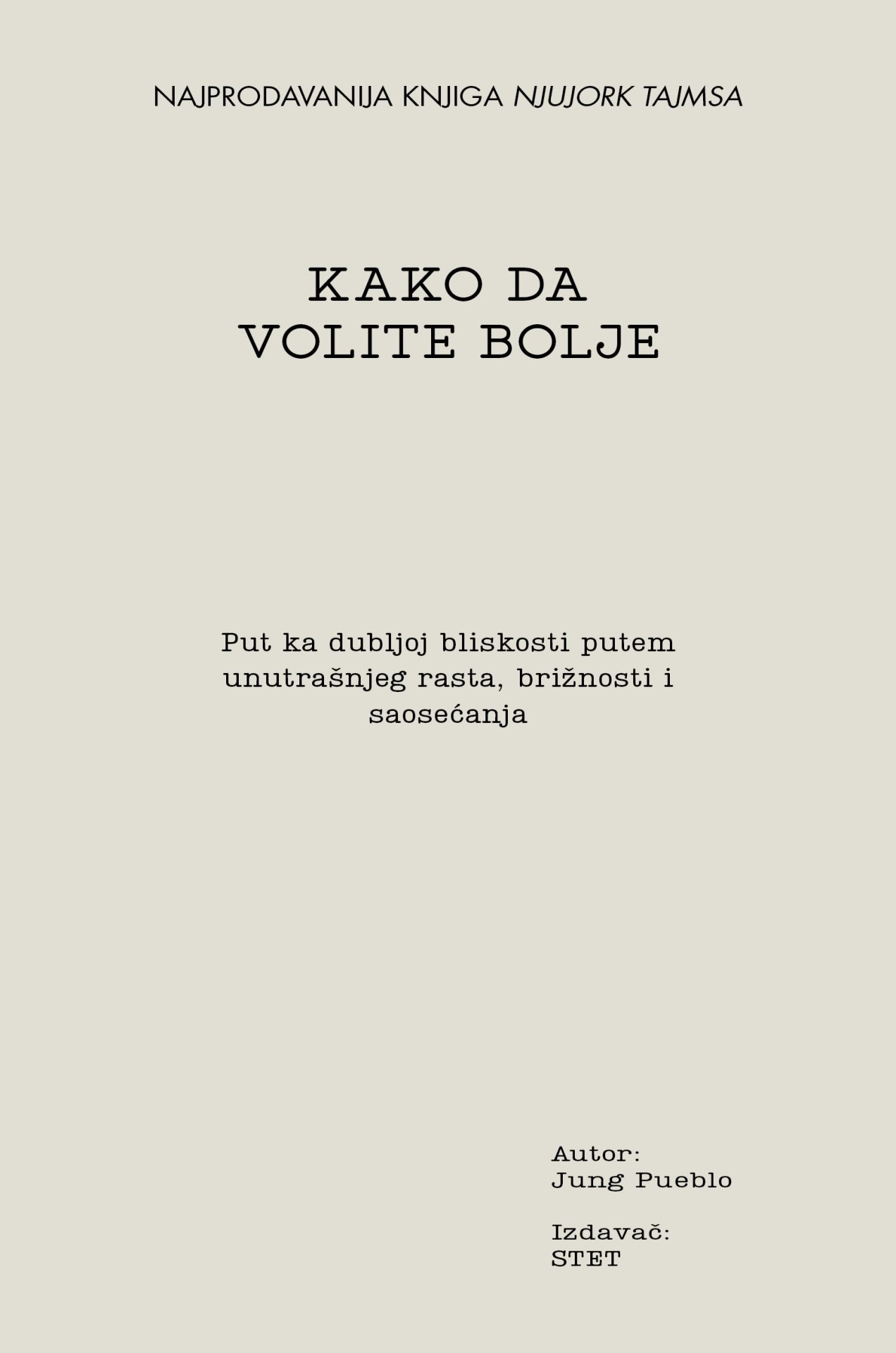 prednja korica Kako da volite bolje scaled