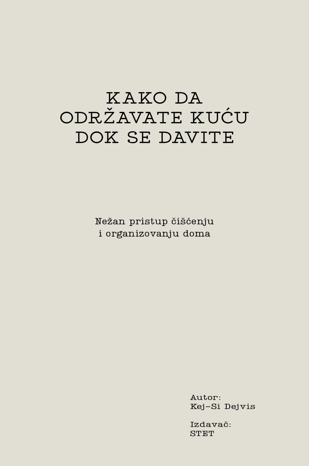 Kako da odrzavate kucu KORICA scaled