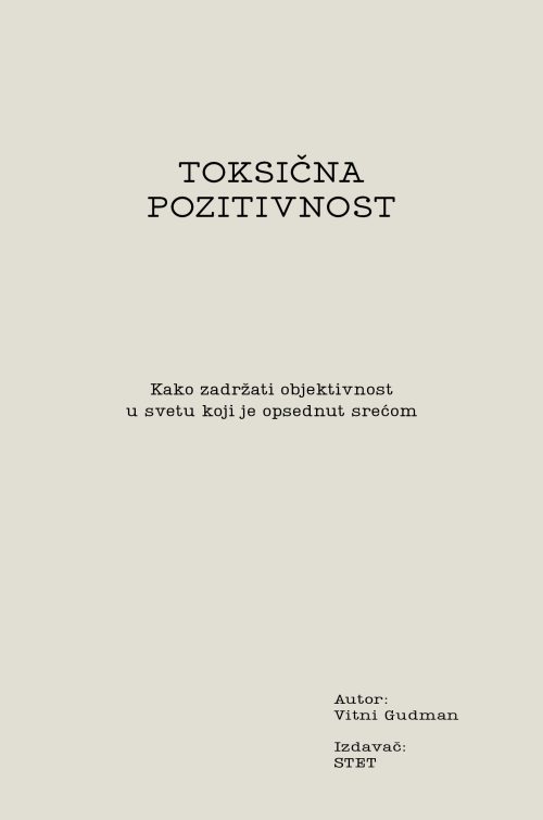 prednja korica Toksicna pozitivnost